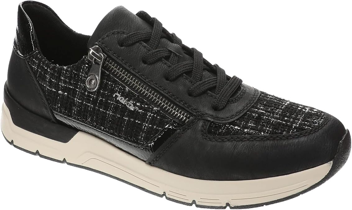 Rieker Destiney 02 Women's Oxford, 39 M EU, Wood-Black