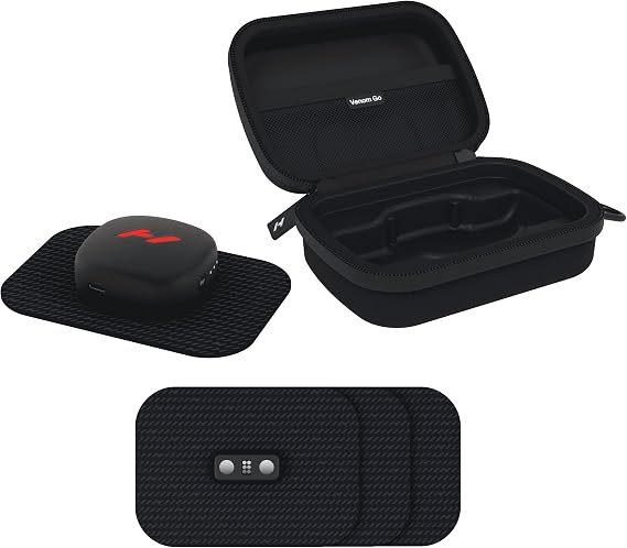 Hyperice Venom Go - Vibration and Heat Therapy - Venom Go Pack Includes Case and Refill Pads