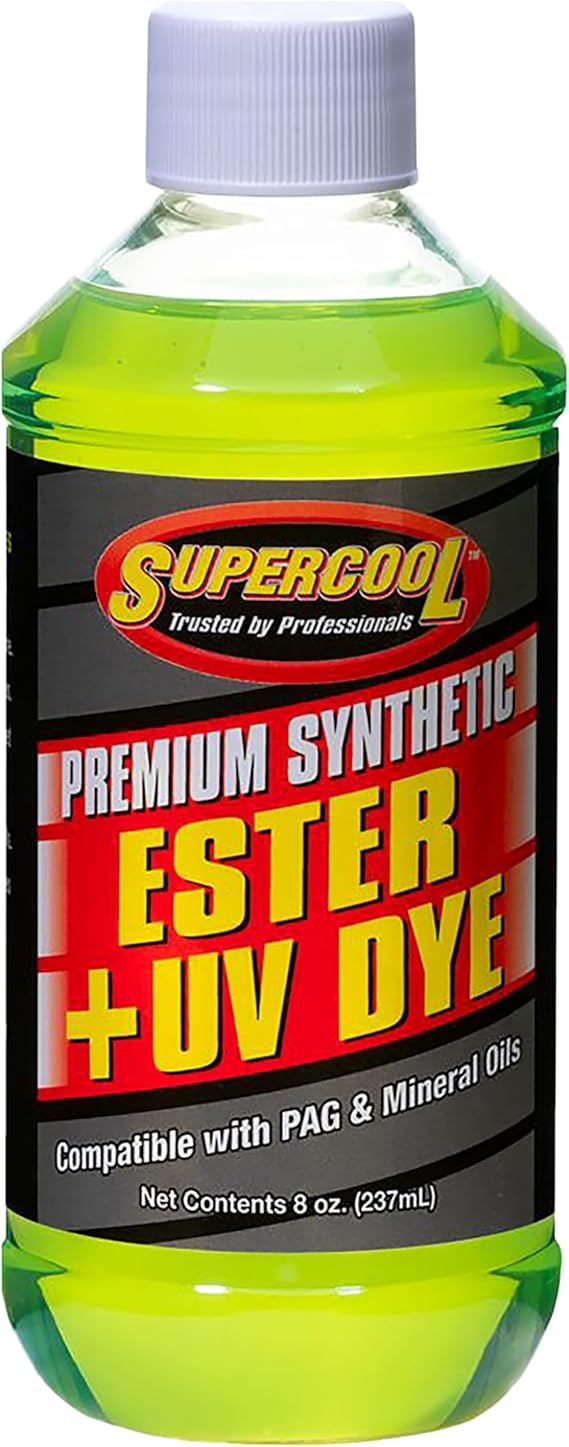 TSI Supercool E8 Ester Oil with UV Dye 8oz 1-Pack