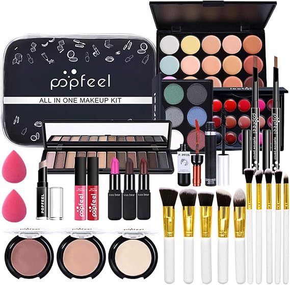 Full Beauty Cosmetics Set, For Beginners, 30 Pieces, Full Beauty Makeup Set, For Women, Popular Cosmetics Set, Cosmetics Set, For Beginners, Masquerades, Everyday Makeup, Wedding Ceremonies, High School Students, Women, Full Beauty Makeup Set, Upgraded Cosmetics Set, Makeup Set, Lipstick, Makeup Palette, Long Lasting, Full Beauty Makeup Set, Popular Cosmetics Set For Beginners
