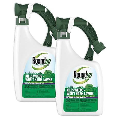Roundup For Lawns6 Ready-To-Spray Weed Killer, 32 fl. oz. (2-Pack)