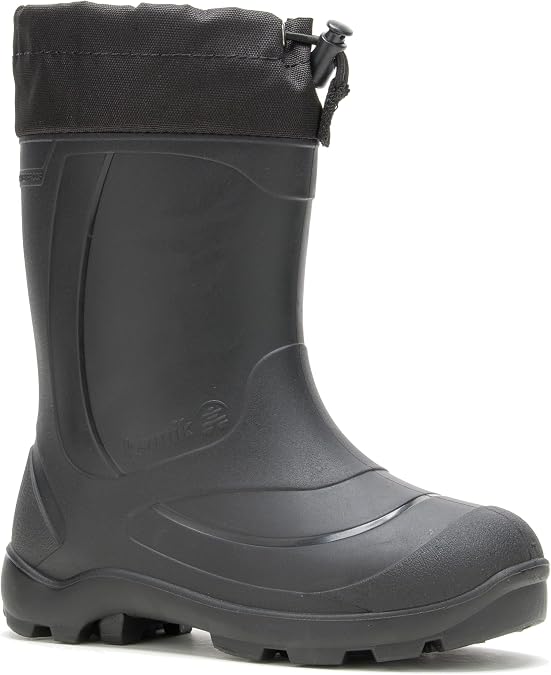 Kamik Snobuster 1 Kids Snow Boots | Warm + Waterproof Kids Boots,25F Comfort Rating, Adjustable Snow Collar, Removable Thermal Guard Liner