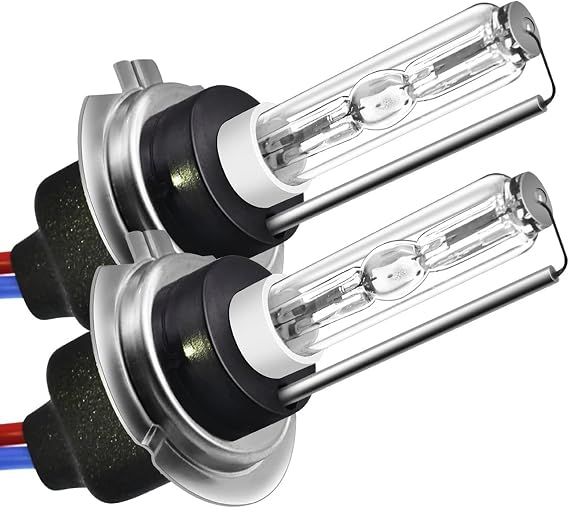 1Pair H7 HID Xenon Headlight Replacement Bulbs, 35W 6000K Extremely Bright Car Head Lamps