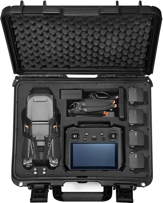 LEKUFEE Waterproof Hard Case Compatible with DJI Mavic 3 Pro/DJI Mavic 3 Classic/DJI Mavic 3 Drone/Combo/Cine and DJI RC Pro/DJI RC/DJI RC N1 and Accessories (Case Only)