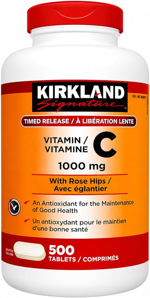 Kirkland Signature Vitamin C 1000 mg., 500 Tablets
