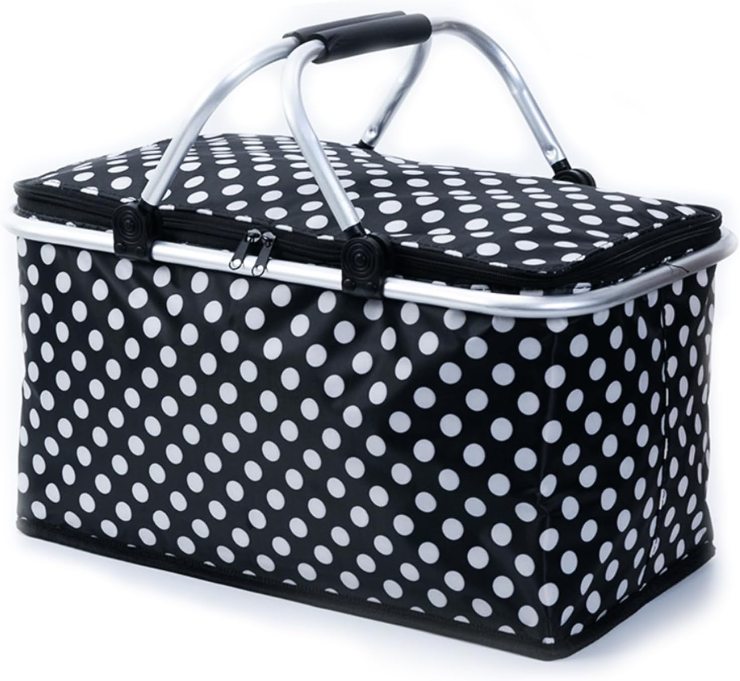 Large Capacity Cooler Bag, Stylish, Sports, Foldable, Basket, Lightweight, Cooler Box, Cold Retention, Big Shopping Basket, Outdoor