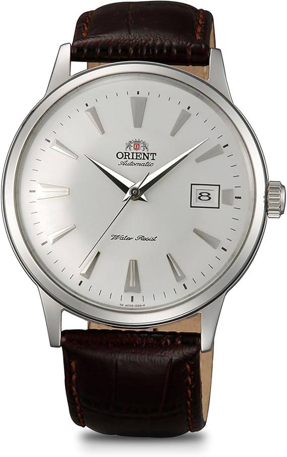 ORIENT Bambino Automatic Mechanical Wristwatch, Automatic Self Winding, Domestic Manufacturer Included, Dial color - white, 1 piece, watch