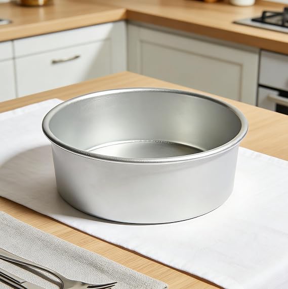 Round Cake Molds,Stainless Steel Baking Pans Tins for Smash Cake and Layer Cake Baking,Perfect for Home Kitchen Birthday Wedding Anniversary