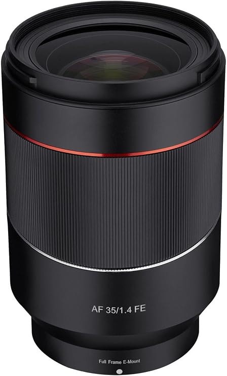 Rokinon 35mm f/1.4 Auto Focus Lens for Sony E-Mount Nex Series Cameras