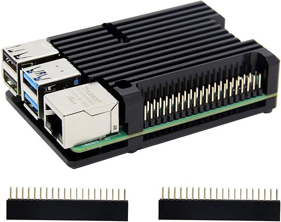 Geekworm Raspberry Pi 4ケース パッシブ冷却アーマー金属ケースラズパイ4ボードは付属していません