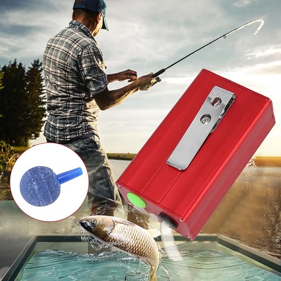 Portable Aquarium Air Pump for Fishing Box Rechargable Multiple Charging Fish Tank Air Pump