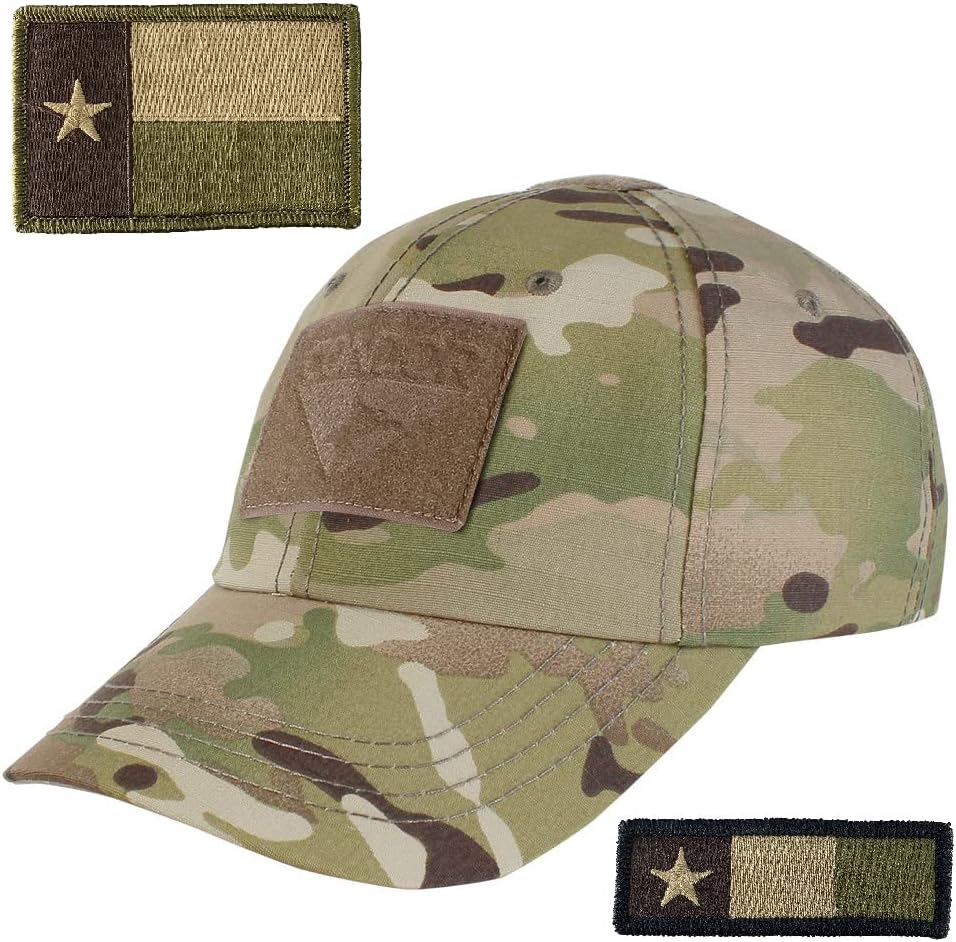 Condor Tactical Texas Bundle - Multicam Cap - multitan Patches