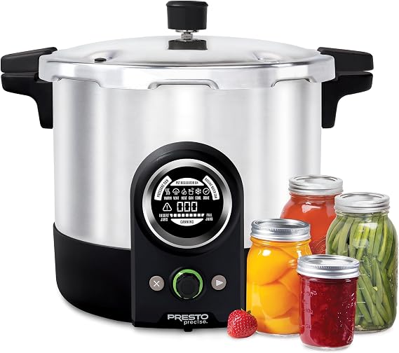 Presto 02154 Precision 16 Quart Digital Pressure Canister