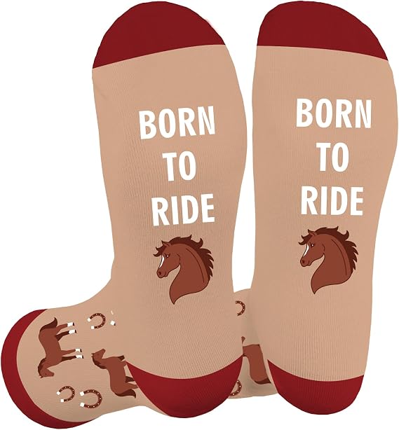 Novelty Socks Horse Gifts for Women Men Birthday Mothers Day Xmas Horses Themed Gifts for Horse Lovers Adult Girls
