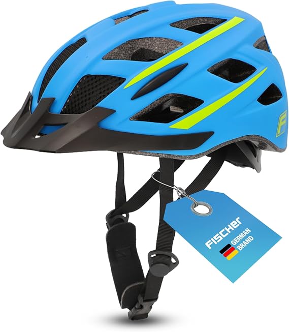 Fischer Erwachsene Fahrradhelm Radhelm Cityhelm Urban Lano mit beleuchtetem Innenring-System