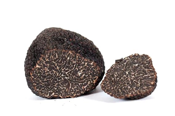 Tita Italian Fresh Black Winter Truffles, Perigord Melanosporum, 4 oz | Fresh Tuber melanosporum, Intense earthy aroma, Premium culinary truffle