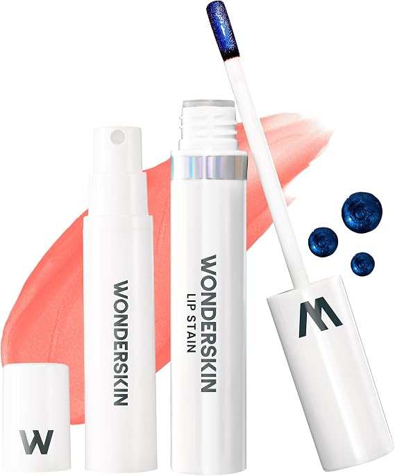 Wonderskin Lip Stain Kit – Long Lasting, Waterproof, Lip Tint Peel Off