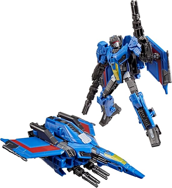 Transformers Studio Series ONE Thundercracker, Deluxe Class 5.25-Inch Converting Action Figure, Robot Toys for Ages 8+