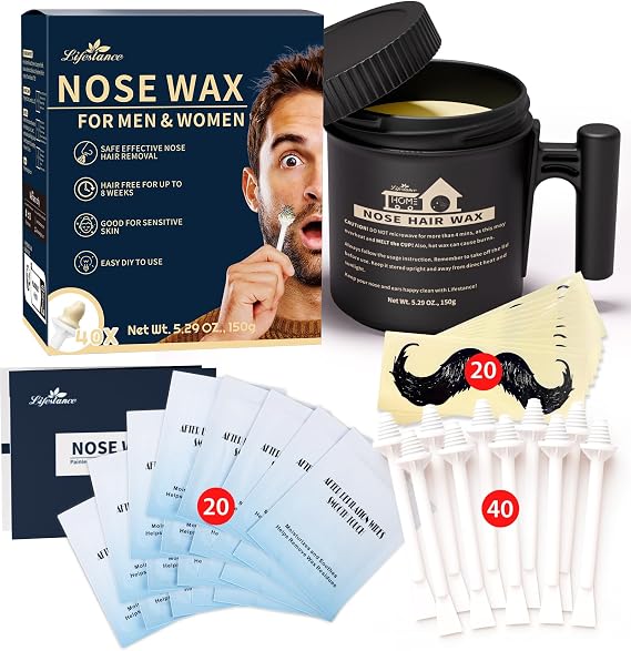 Lifestance Nose Waxing Kit for Men