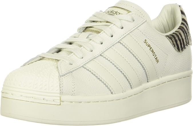 adidas Originals womens Superstar Sneaker, WHITIN/OWHITE/CBLACK, 8 US