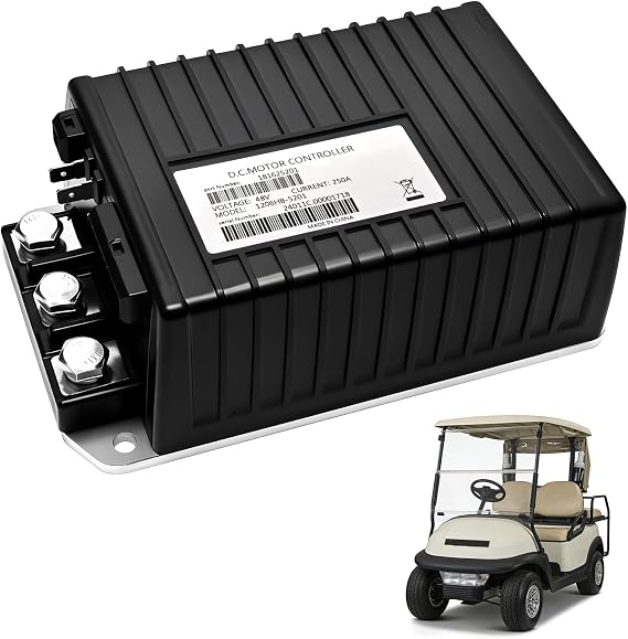 1206HB-5201 48V Golf Cart Controller fits forEZGO TXT for Express S4/L4, 250A DC Motor Controller Compatible with Cushman Hauler 800/1000 for MPT 800/1000 forTerrain