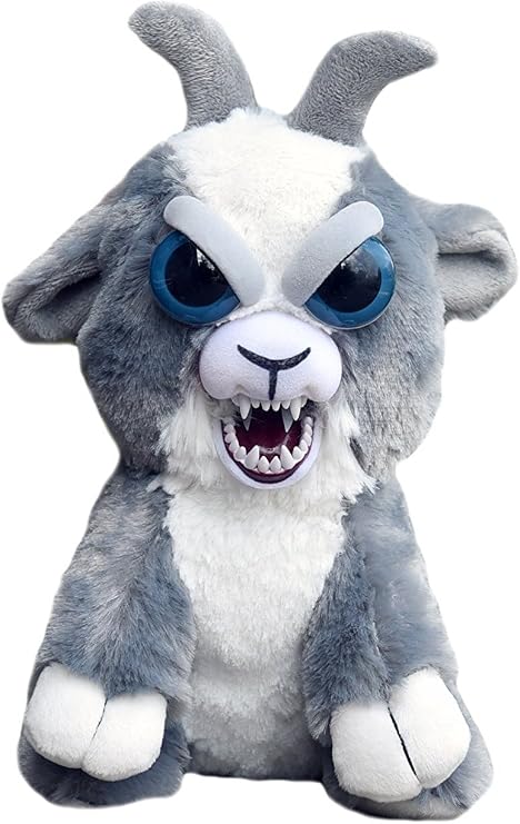 Feisty Pets William Mark Junkyard Jeff Adorable Plush Stuffed Goat That Turns Feisty with a Squeeze