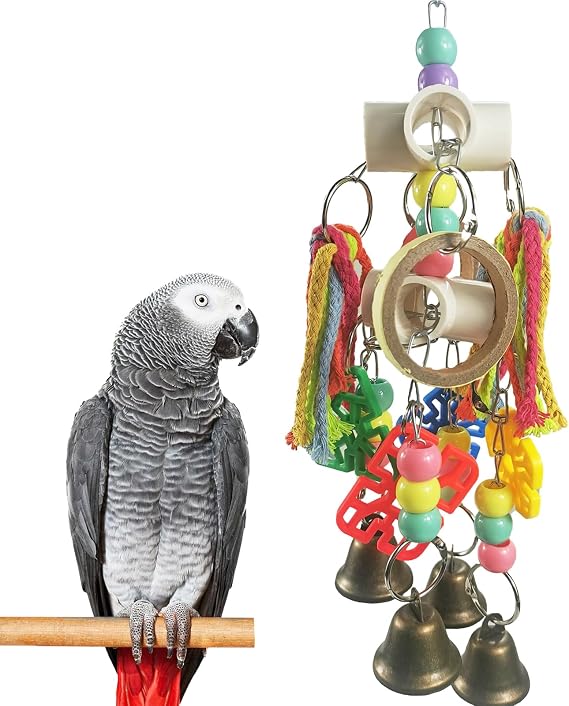Parrot Toys Hanging Interactive Chew Toys
