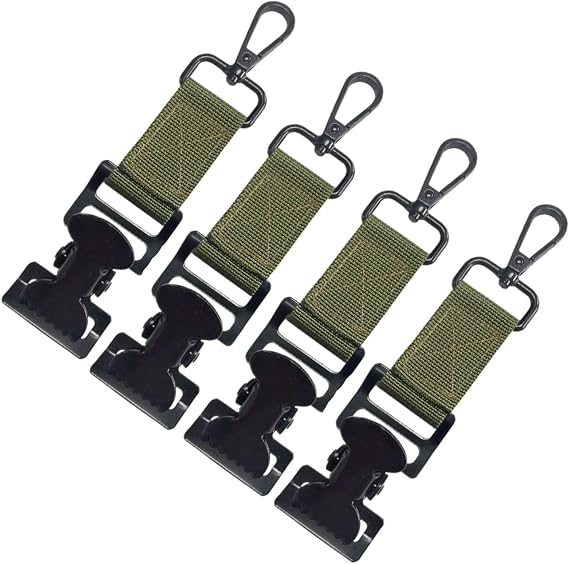 4Pcs Work Glove Clip Firefighter Rescue Turnout Gear Glove Holder Strap