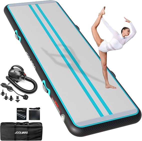 Inflatable Gymnastics Mat, Air Mat Tumble Track for Home Training