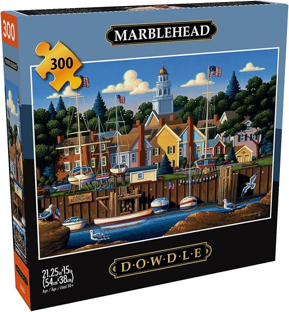 Buffalo Games - Eric Dowdle Marblehead - 300 Piece Jigsaw Puzzle for Adults