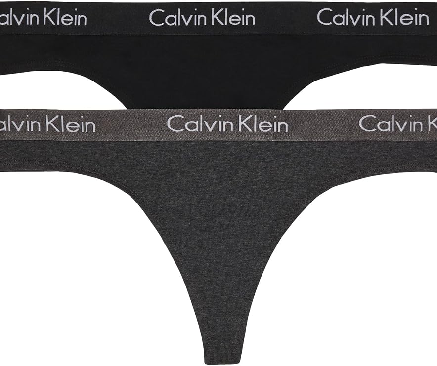 Calvin Klein Women's Motive Cotton Multipack Thong Panty