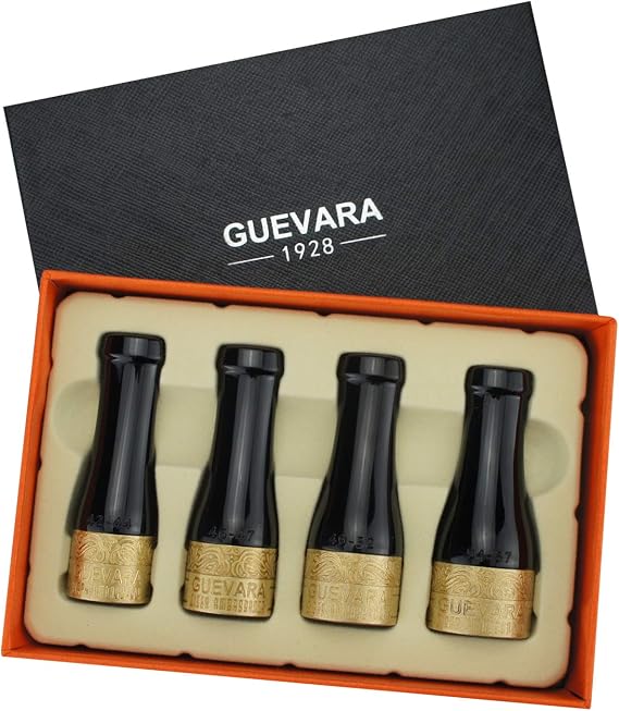 Cigar Filter Holder Mouthpiece Portable Set | for Men Women Short Cigar Holder with Gift Box (Gold)