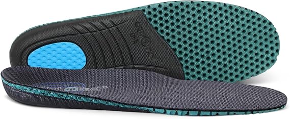 Orthofeet Orthopedic Insoles for Women with Arch Support, Size 5 | Shoe Inserts for Plantar Fasciitis, Flat Feet, Overpronation Pain Relief, Ideal for Shoes & Boots for Standing All Day