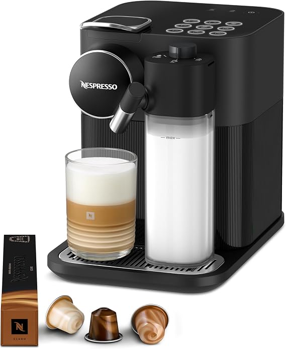Nespresso F541 Gran Latissima Süt Çözümlü Kahve Makinesi, Siyah