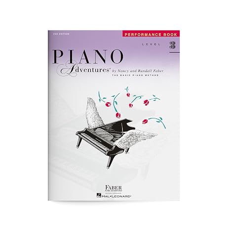 Piano Adventures: Performance Book - Level 3B, 2nd Edition | Sheet Music for Intermediate Students | Educational Piano Songbook with Classical and Traditional Arrangements | Faber Piano Book