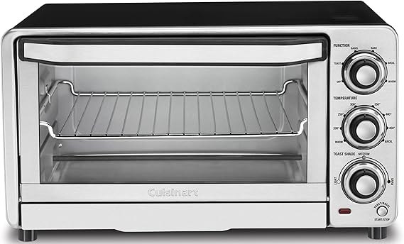 Cuisinart Toaster Oven Broiler, 1800W Countertop Design, 0.5 cu. ft.