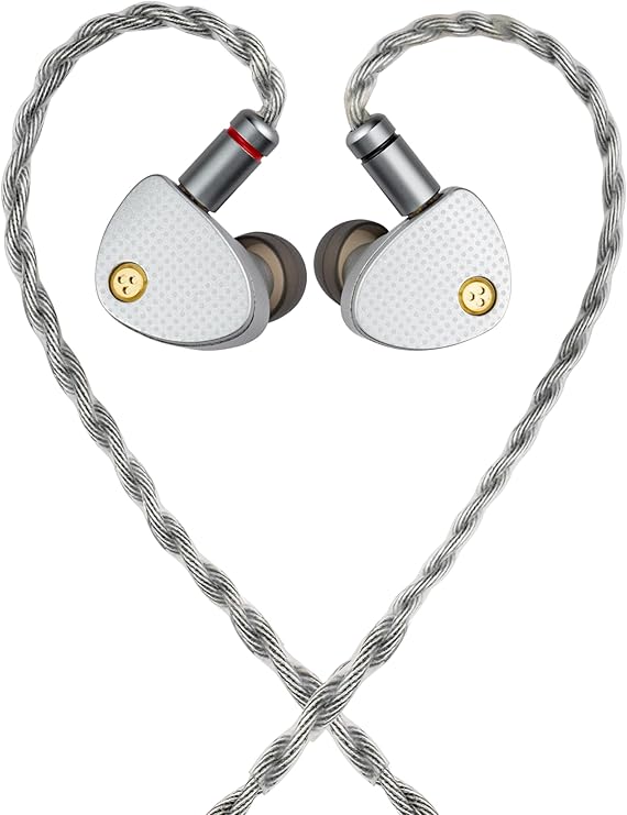 MoonDrop Aria 2 Earbuds, All-Occasion Professional HIFI Earbuds, 3.5mm/4.4mm, Ceramic Coated Composite Vibration Membrane, 0.78mm 2pin Connector Design