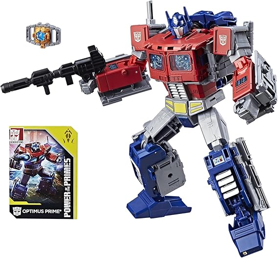 Transformers: Generations Power of the Primes Leader Evolution Optimus Prime | Transformers Generations Power Of The Primes 10 Inch Action Figure Leader Class Wave 1 - Optimus Prime