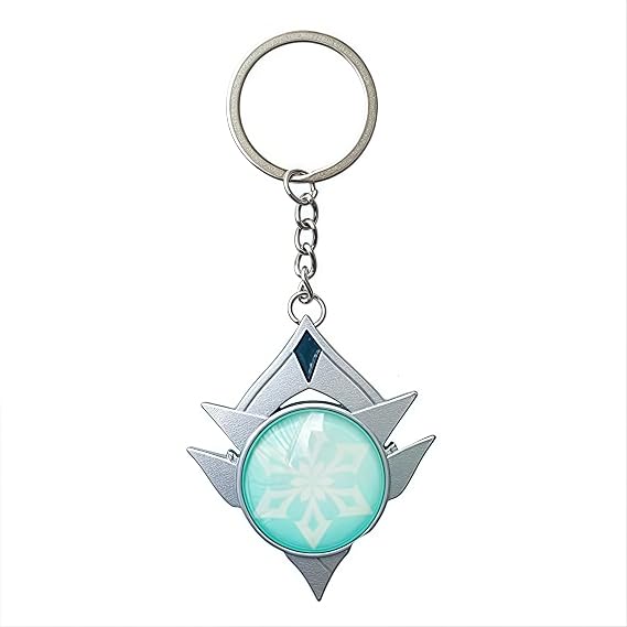 Genshin Luminous Key charms Toy Impact Snezhnaya Cryo Keychain Gold Game Figure Key Chain Pendant Keyring Genshin ​Character