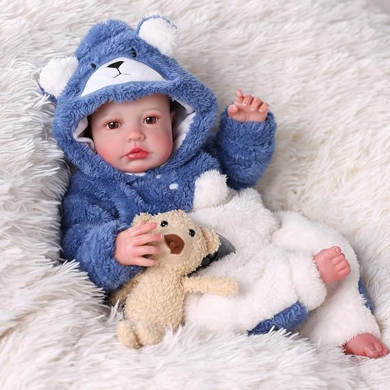 BABESIDE Reborn Baby Dolls - 20 Inch Cute Soft Vinyl Realistic Baby Doll