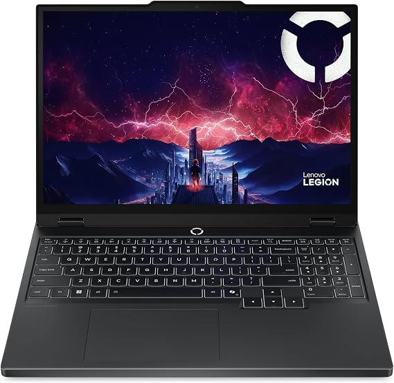 Lenovo Legion 5 Gaming Laptop 2025 15.1 WQXGA 2560 x 1600 165 hz AMD Ryzen 7 260 NVIDIA GeForce RTX 5060 8GB GDDR7 16GB DDR5 2TB SSD 24-Zone RGB Backlit KB Wi-Fi 7 Bluetooth 5.4 Windows 10 Pro
