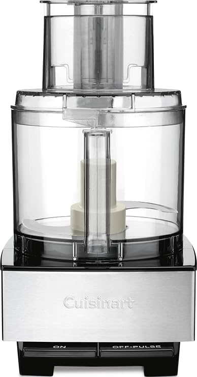 Cuisinart Food Processor, 14-Cup Vegetable Food Chopper for Mincing, Dicing, Shredding, Puree & Kneading Dough, 720-Watt Motor, Stainless Steel, DFP-14BCNY | Mince, dice & shred with this stainless steel food processor, 1 blade, 2 discs, dishwasher-safe parts, DFP-14BCNY