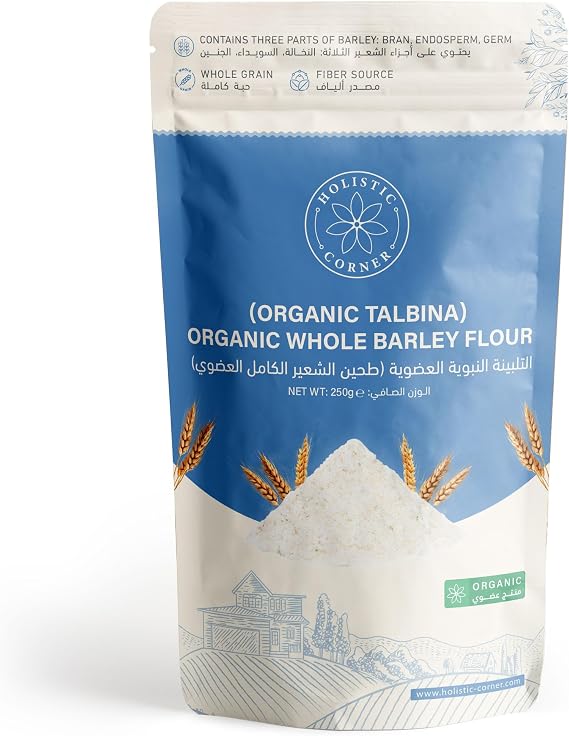 Holistic Corner Organik Talbina | Glutensiz Arpa Lapası | Kolay Hazırlanır – Doğal & Geleneksel – 250g