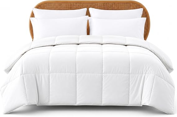 Modern Threads Down Alternative Reversible Comforter White/White Queen