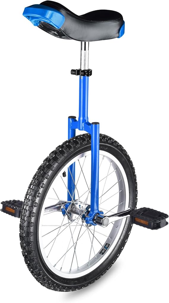 18" Wheel Unicycle Leakproof Butyl Tire Wheel Cycling Outdoor Sports Fitness Exercise Health, 18Inch
