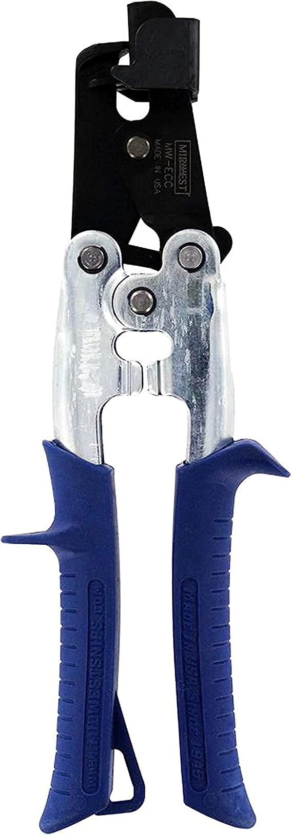 MIDWEST Gutter End Cap Crimper, End-Cap to Gutter Steel Crimper - MW-ECC | Made in USA, Tempered Steel, Quality Made Gutter End Cap Crimper, Precise Operation, Heavy Duty Handles, Adjustable