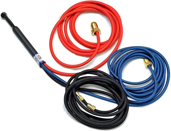 CK Worldwide CK24W-12SF 180A 12.5' Super-Flex Water Cooled TIG Torch Kit