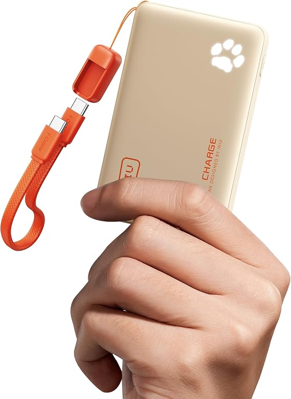 INIU 10000mAh 45W Fast Charging Portable Charger, Smaller Travel Power Bank