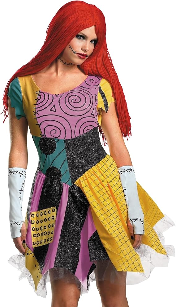 Sally Fab Costume, Official Disney The Nightmare Before Christmas Adult Costumes
