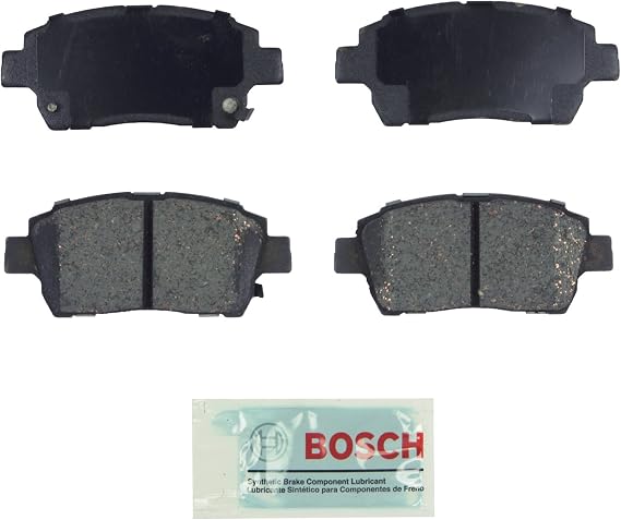 BOSCH BE822 Blue Ceramic Disc Brake Pad Set - Compatible With Select Toyota Celica, Echo, MR2 Spyder, Prius; FRONT